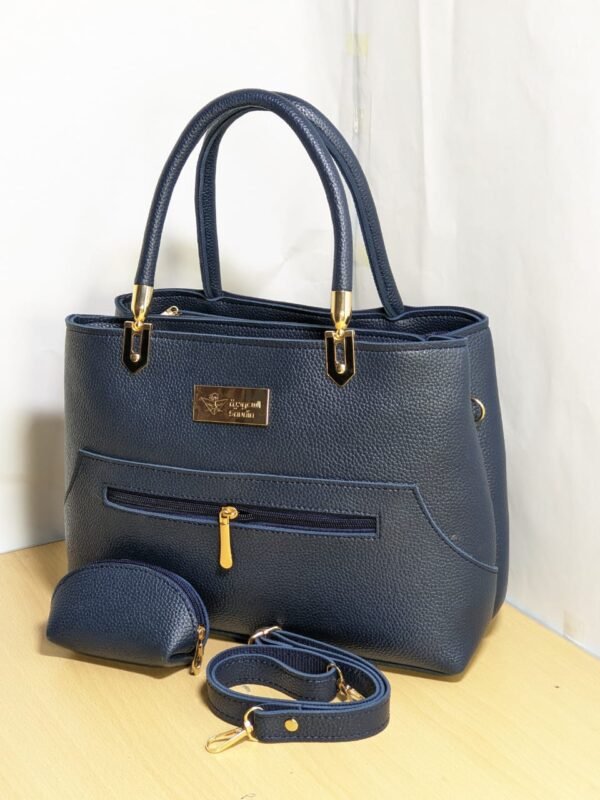 2-Piece Women’s Bag Set – Long Strap Shoulder Bag with Matching Mini Bag for Everyday Style